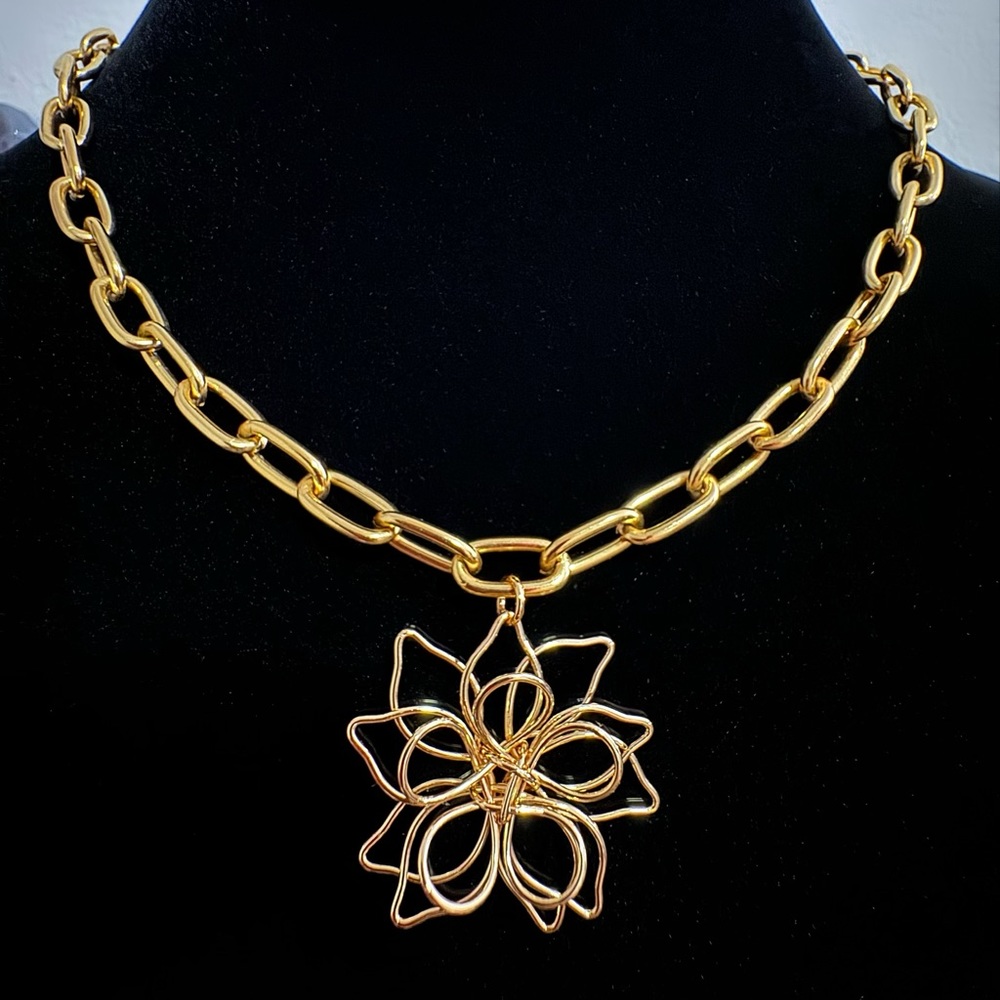 GOLD PLATED NECKLACE | Handmade Gold Plated Stainless Steel Necklace